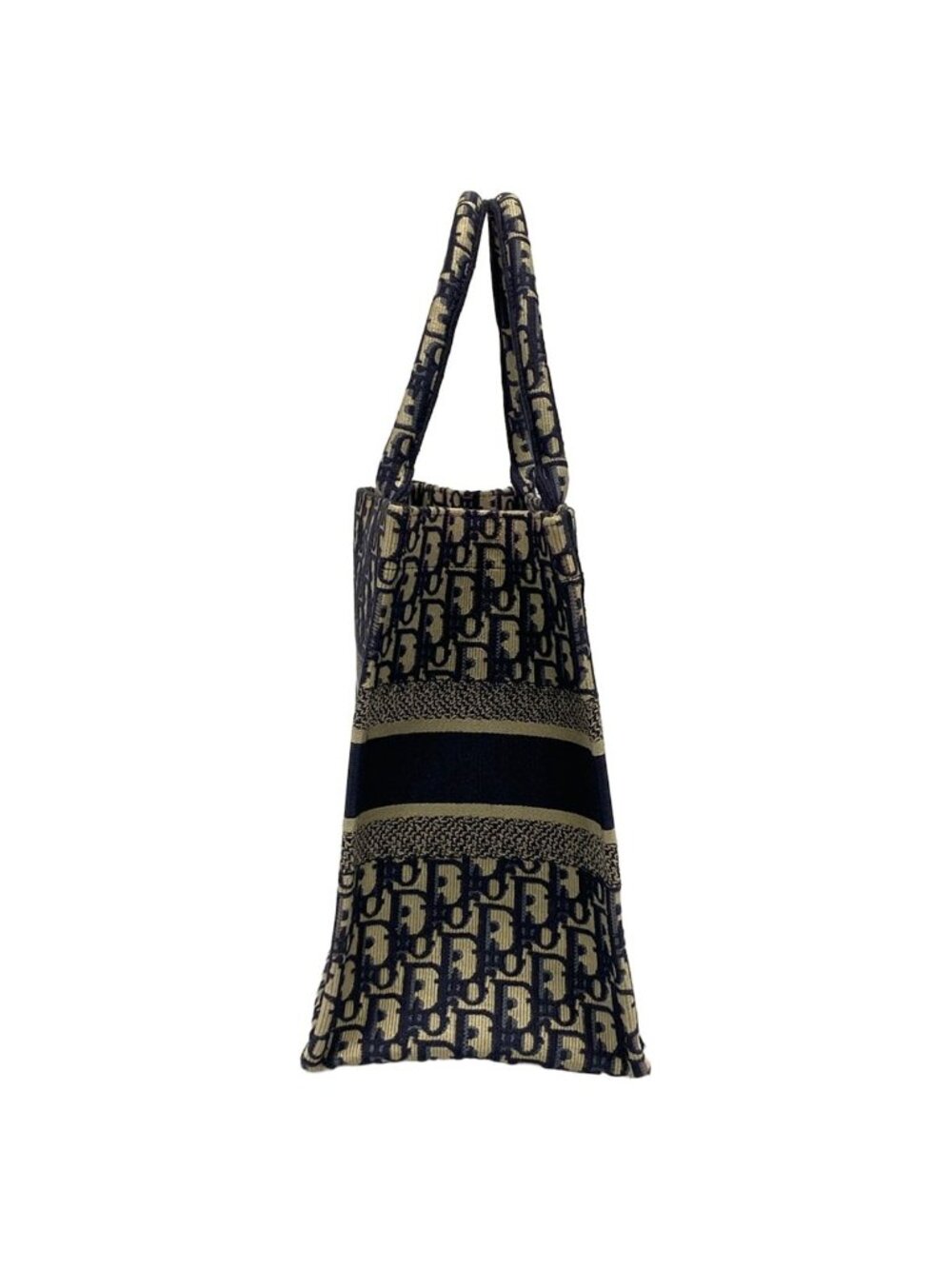 Dior Tote Book Vintage Small Ivory Navy - Picture 2 of 15
